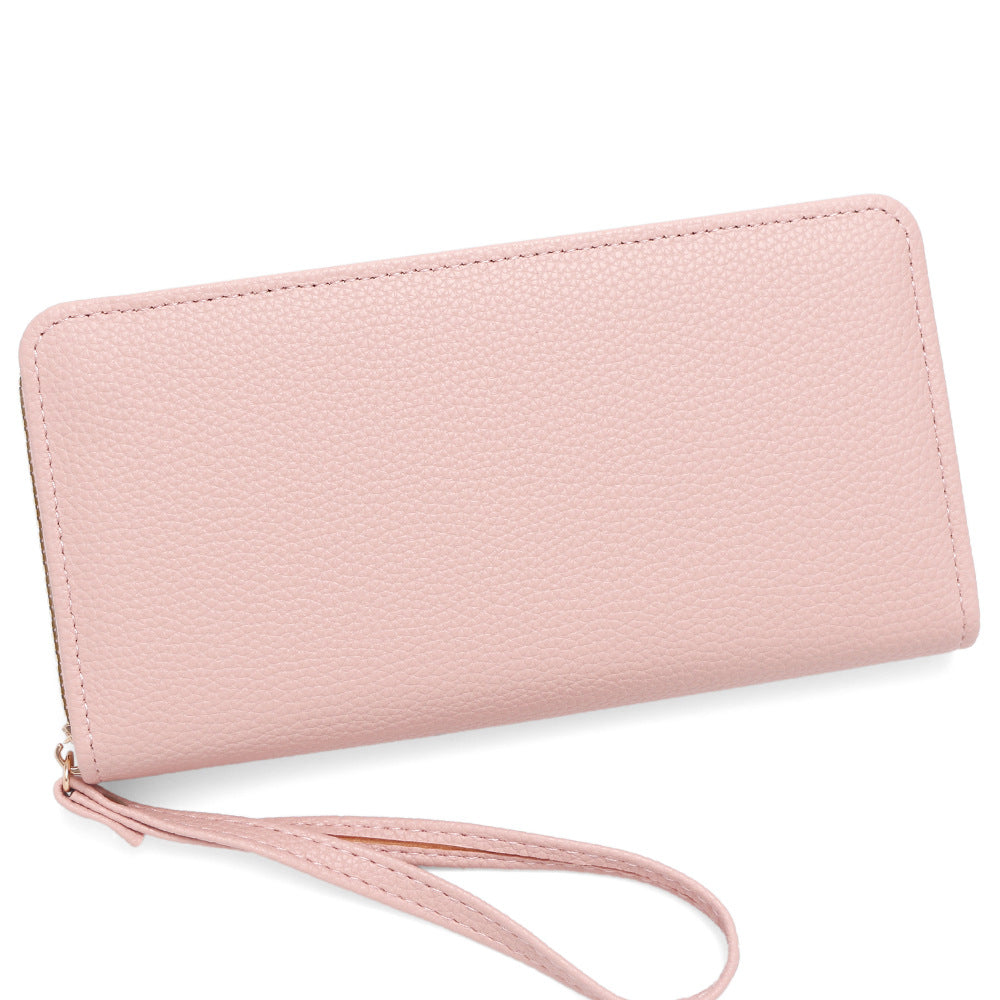 Women's Long Solid Color Fashion Mobile Large Bags