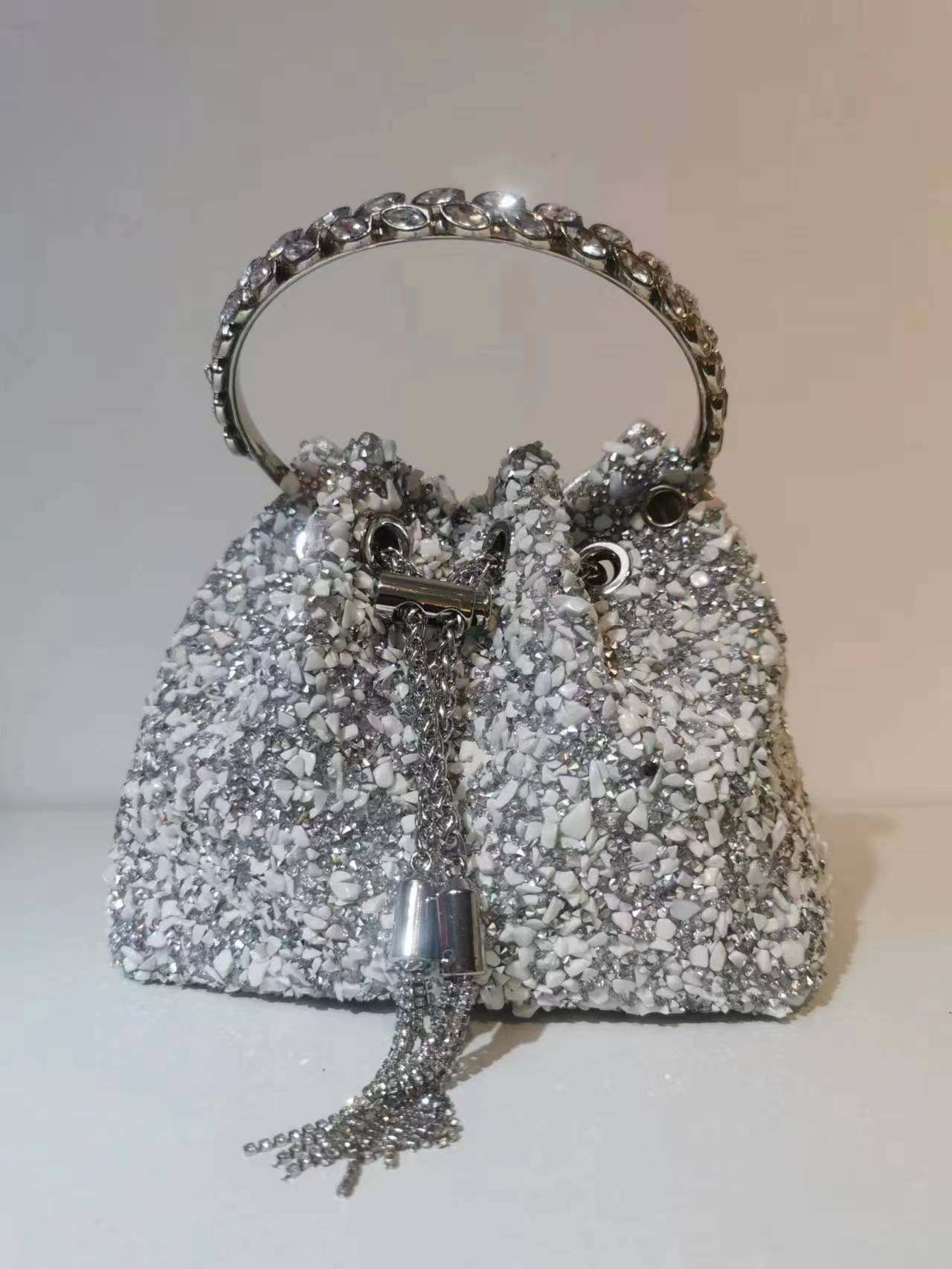 Women's Heron Live Streaming On Tassel Rhinestone Shoulder Bags