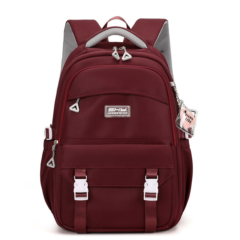 Simple Large Capacity Female Junior High Backpacks