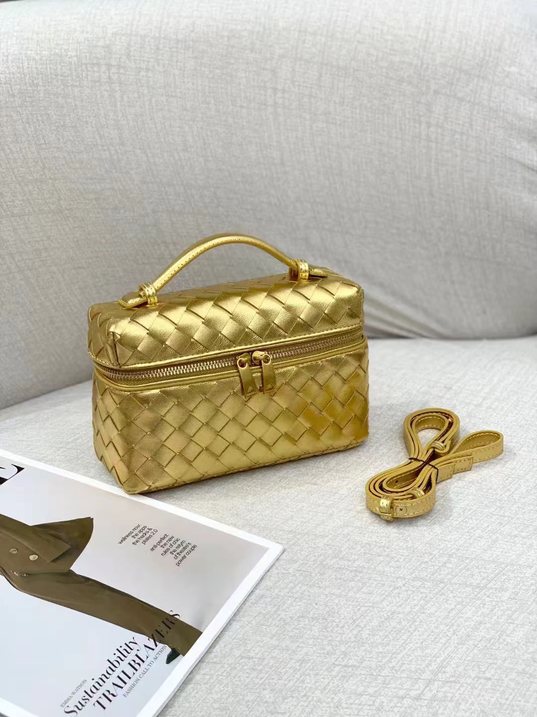 Elegant Box Rhombus Chain Western Fashion Women's Handbag