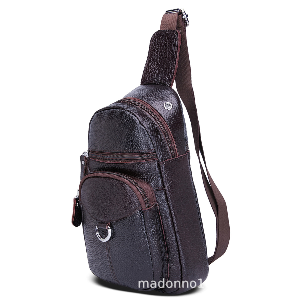 Women's & Men's & Genuine Leather Fashion Men's Chest Bags
