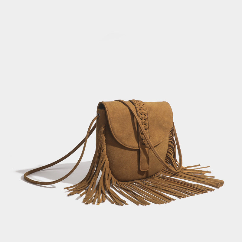 Winter Faux Deerskin Veet Cover Oblique Bags