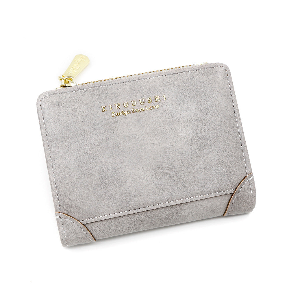 Women's Retro Oily Leather Multiple Slots Fashion Purses