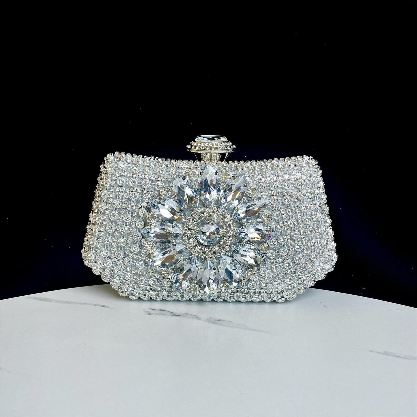 Women's Diamond Clutch Dinner Wedding Party Evening Bags