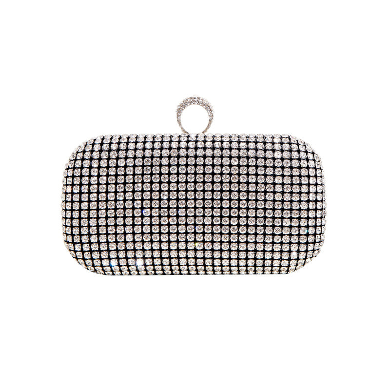 Diamond Studded Hand Dinner King Party Shiny Evening Bags
