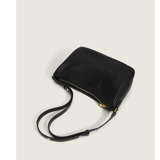Leather Underarm Baguette Large Capacity Trendy Simple Shoulder Bags