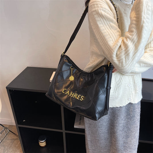 Women's High-grade Diamond Chain Autumn Western Style Crossbody Bags