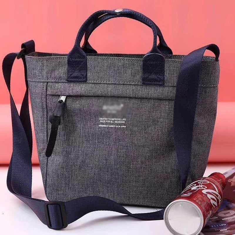 Women's High Sense Niche Canvas Large Capacity Shoulder Bags