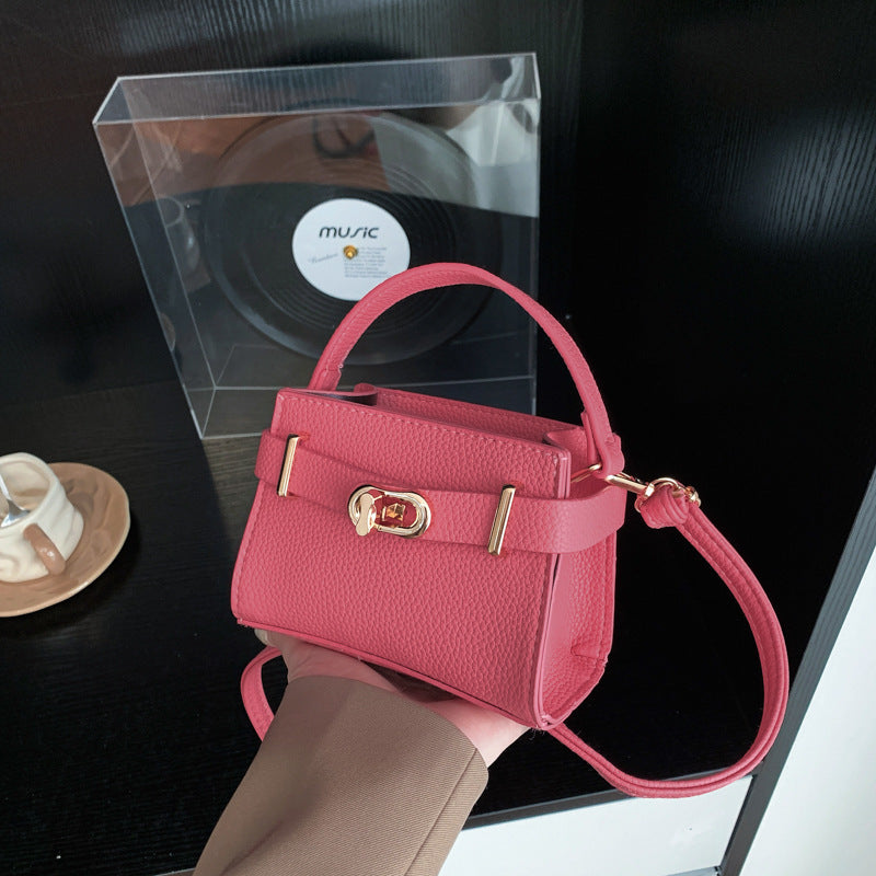 Women's Simple Decorative Texture Light Luxury Solid Color Women's Shoulder Bag