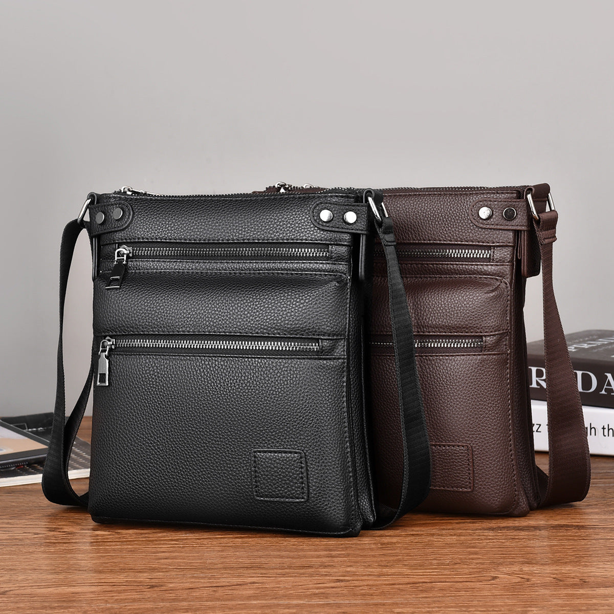 Men's Versatile Charming Innovative Business High-grade Men's Shoulder Bags