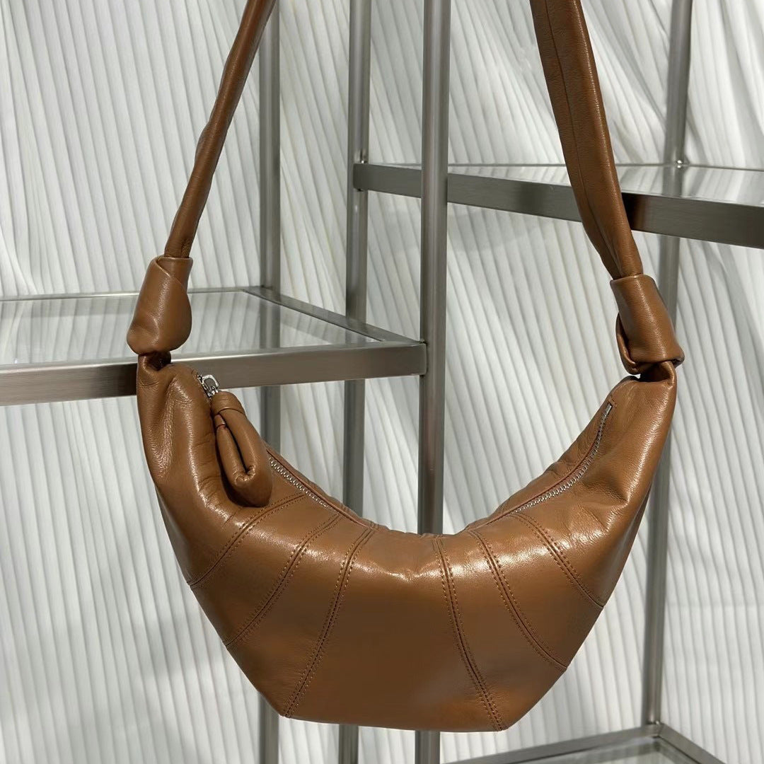 Women's Sheepskin Croissant Tribute Niche Texture Fashion Crossbody Bags