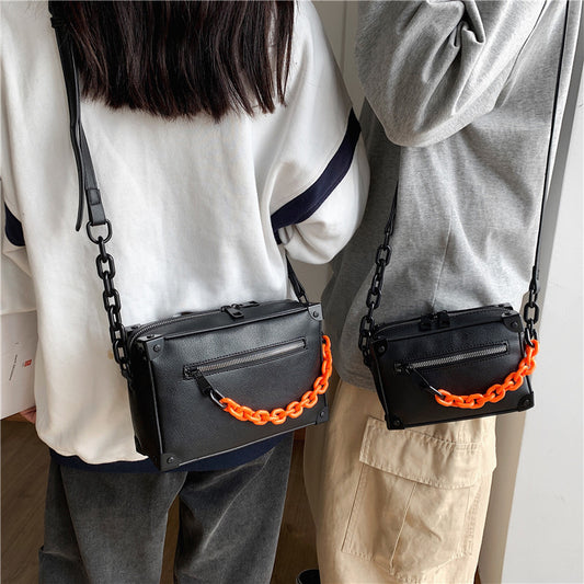 Men's High Texture Chain Box Super Popular Bags