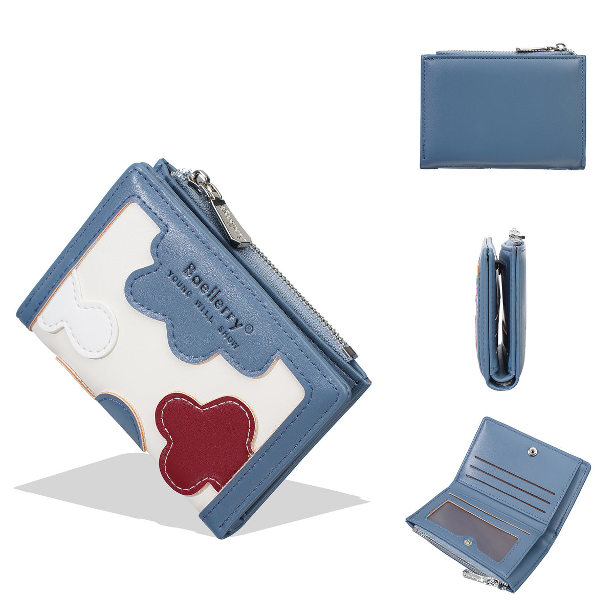 Women's High-grade Versatile Simple Multiple Slots Short Portable Compact Ladies Wallet