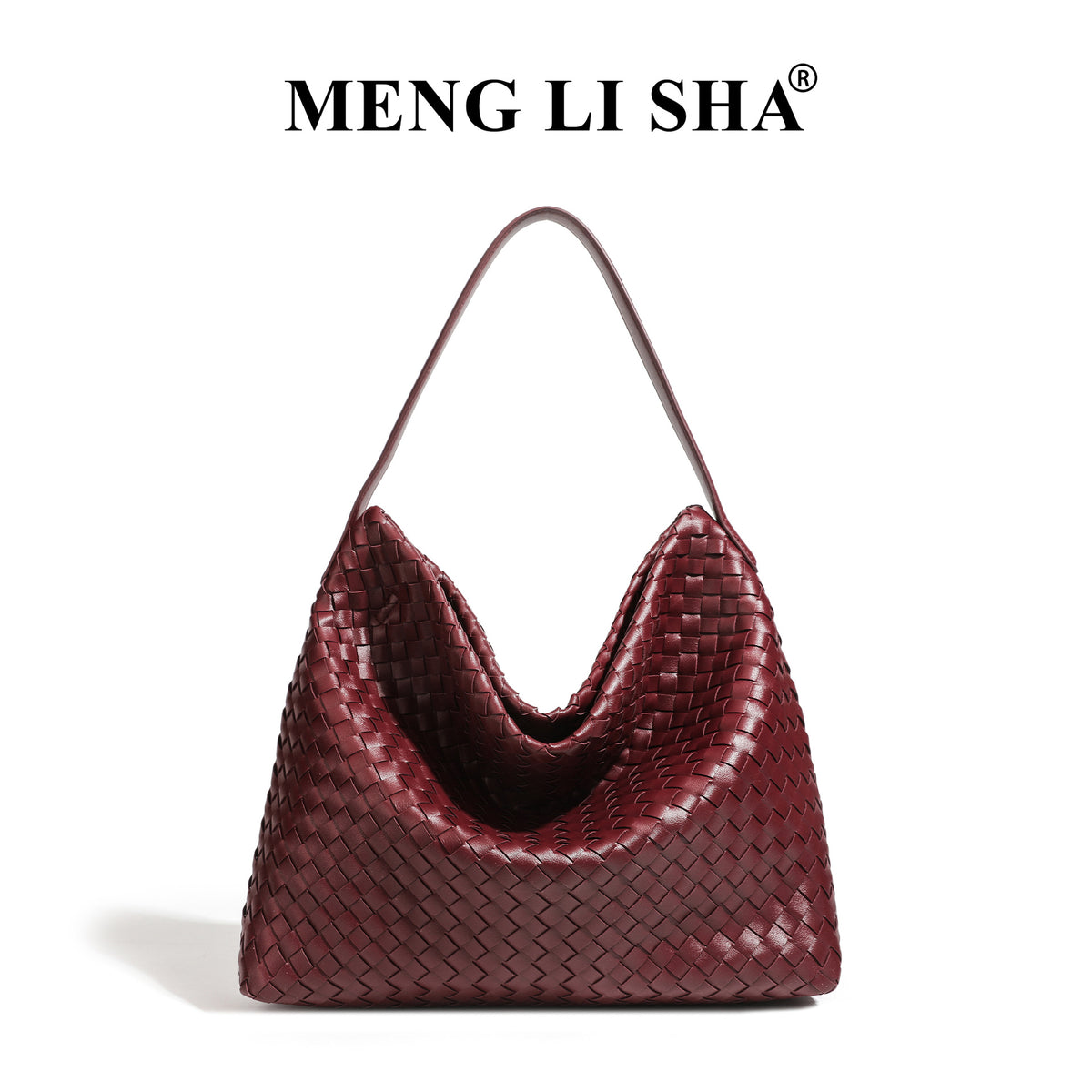 Retro High-grade Frosted Hand-woven Commuter Large Capacity Women's Shoulder Bag