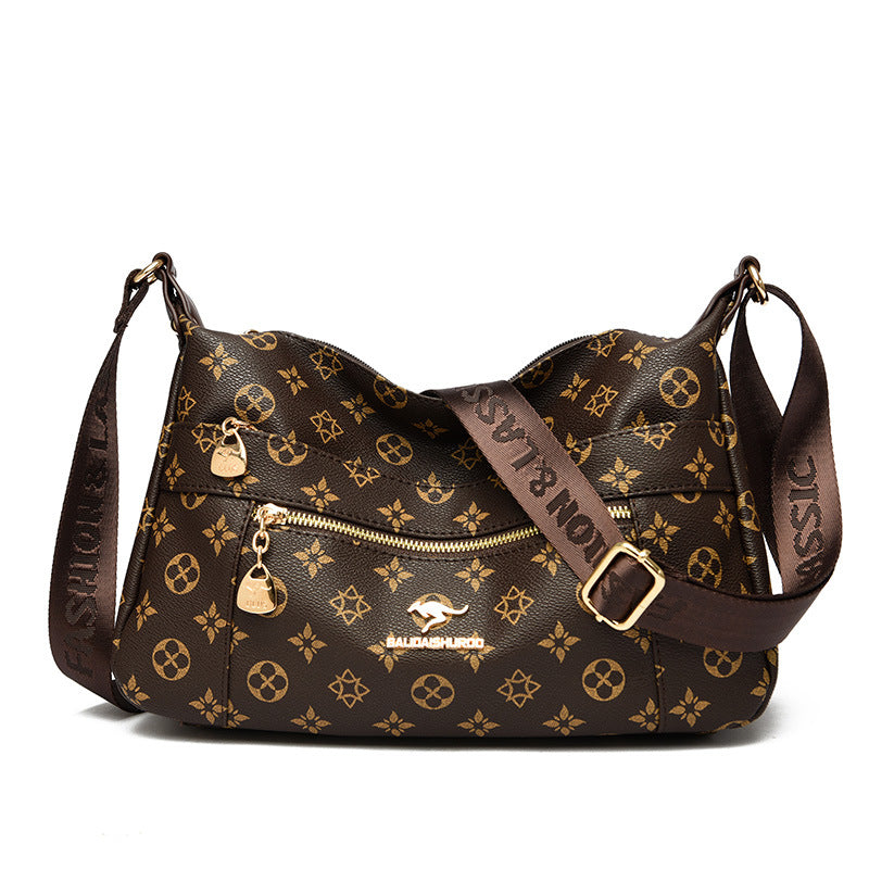Women's Kangaroo Fashion Pattern Large Capacity Crossbody Bags