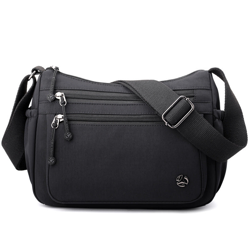 Fashion Mom Nylon Cloth Simple Lightweight Zipper Large Bags