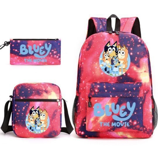 Women's & Men's & Three-piece Leisure Printed Large Capacity Backpacks