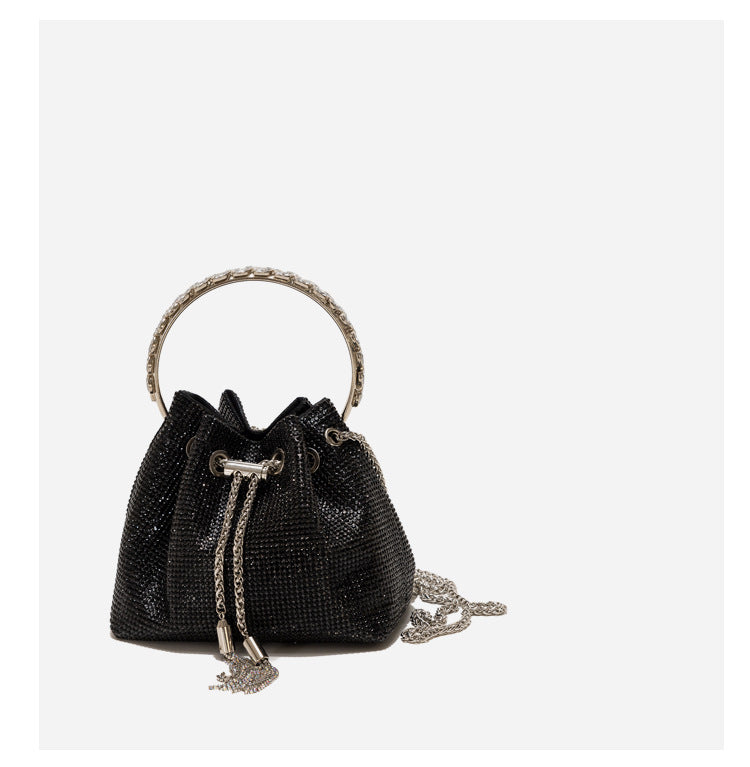 Summer Rhinestone Shiny Diamond Special Interest Light Handbags