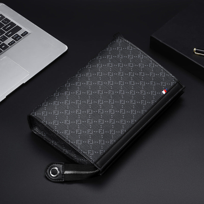 Men's Clutch Fashion Genuine Leather Hand Grab Men's Handbags