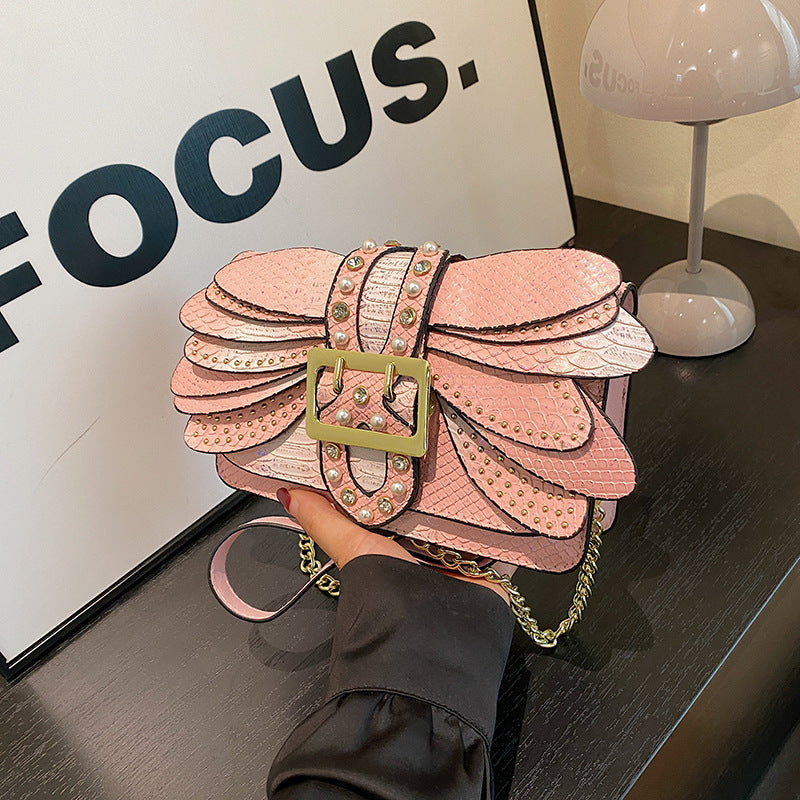 Women's Graceful Vintage Chain Snake Pattern Crossbody Bags