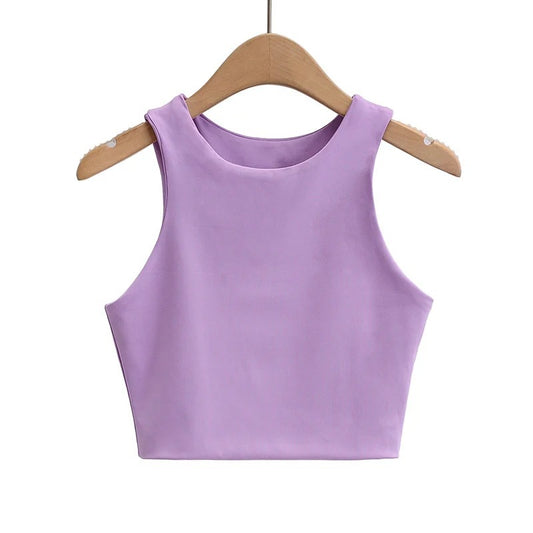 Women's Midriff Slim Fit Running Fitness Yoga Tops