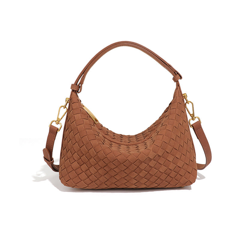 Women's Woven Lunch Box Niche High-grade Underarm Fashion Women's Handbag