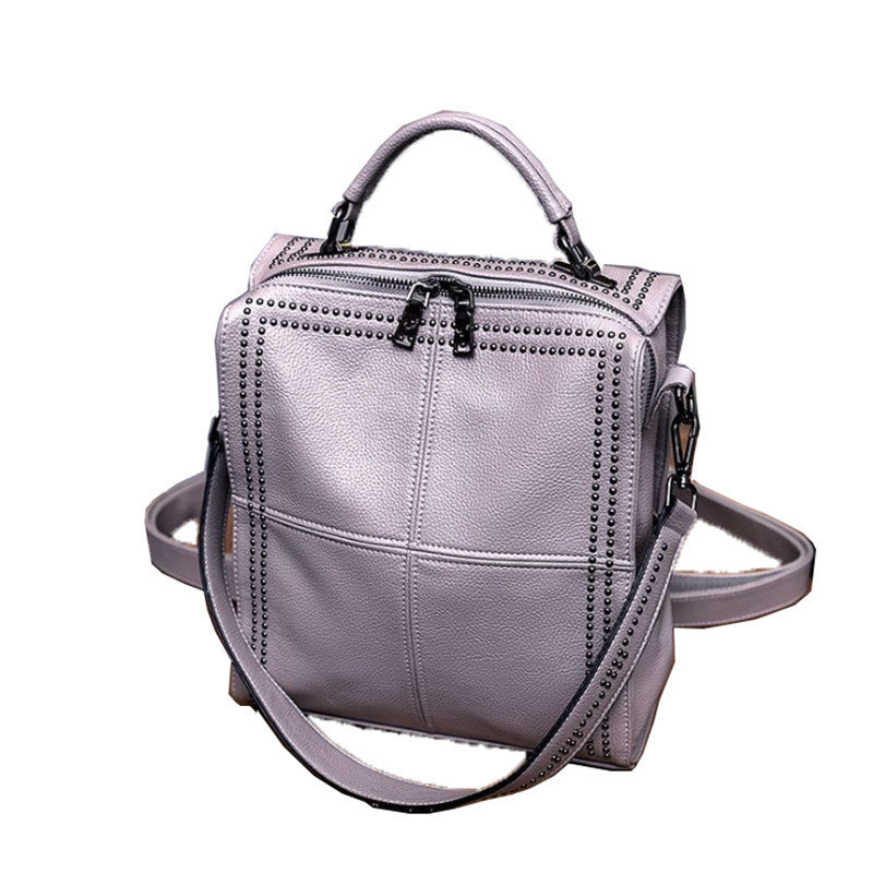 Women's Stylish Leather Korean Style Versatile Cowhide Bags