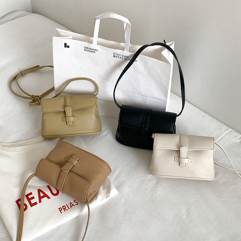 Women's Niche Design Simple Style Versatile Spring High-grade Small Square Bags