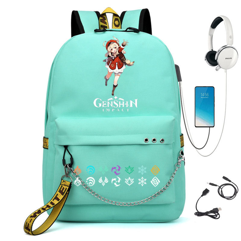 Popular Slouchy Pretty Creative Iron Chain Backpacks