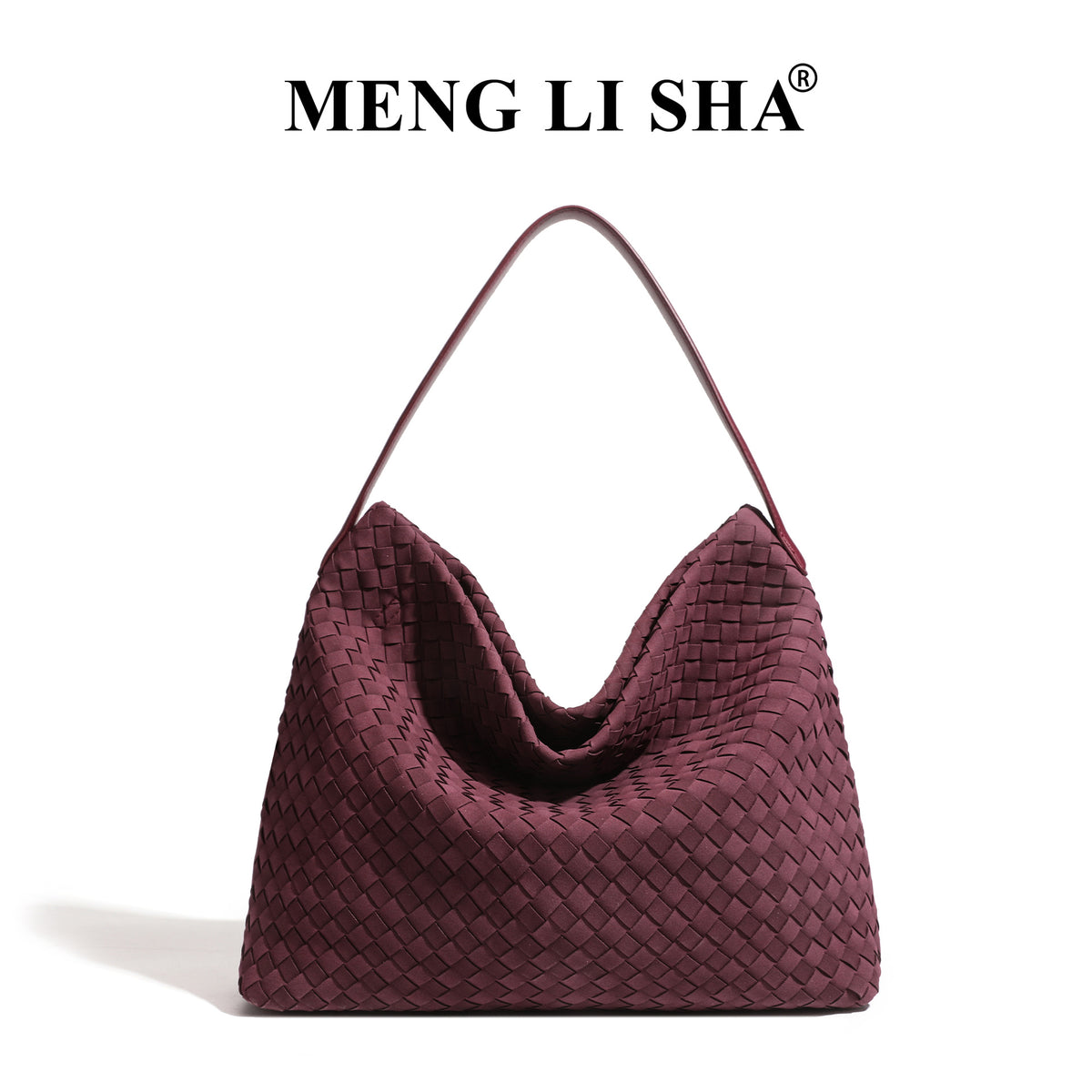 Retro High-grade Frosted Hand-woven Commuter Large Capacity Women's Shoulder Bag