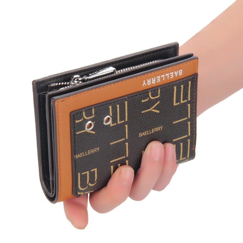 Trendy Men's Zipper Hasp Retro Vertical Purses