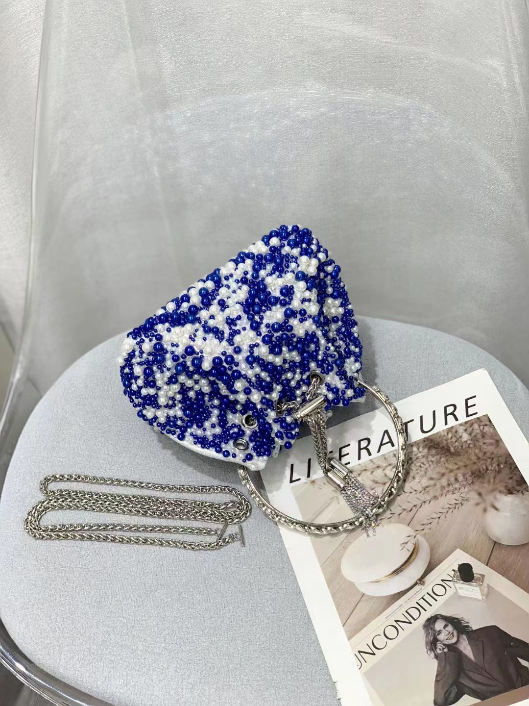 Women's Heron Live Streaming On Tassel Rhinestone Shoulder Bags