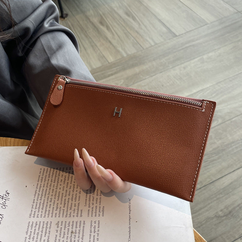 Women's Genuine Leather Exquisite Cowhide Clutch Purses