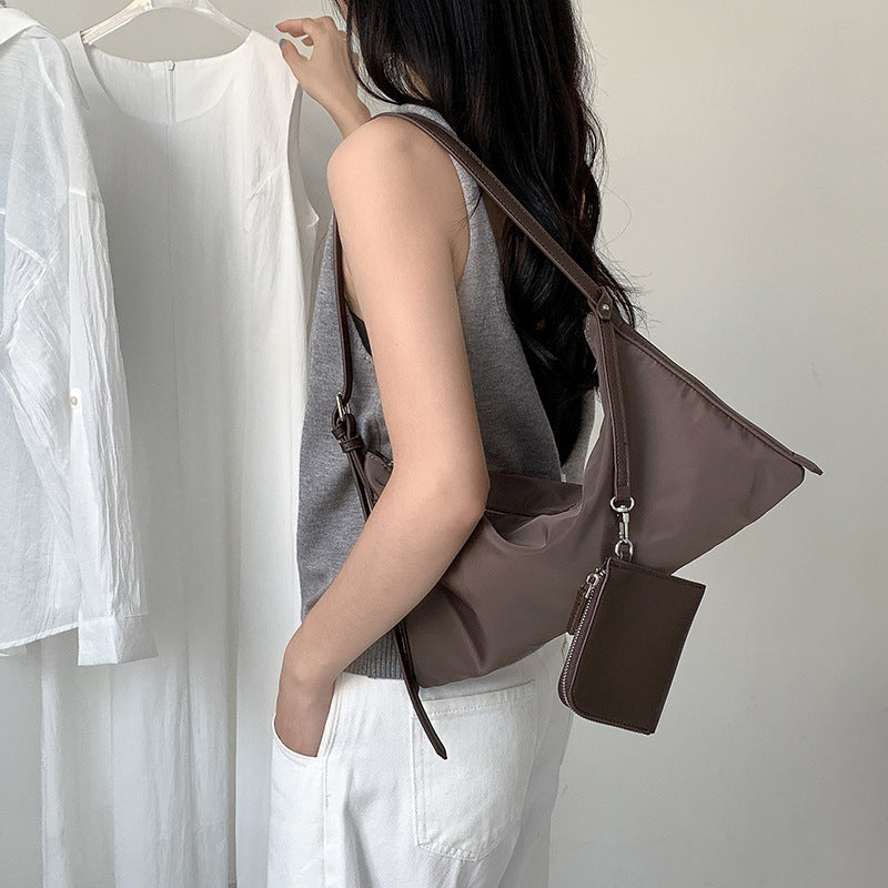 Women's Summer Nylon Underarm Design Fashion Trendy Shoulder Bags