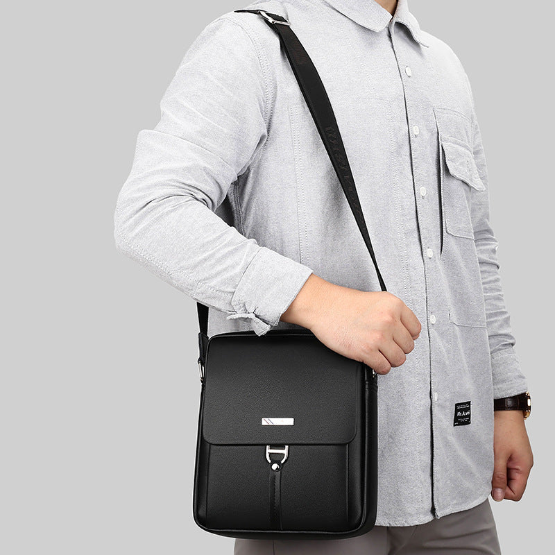 Men's Husky Kangaroo Summer Fashion Cattlehide Leather Men's Shoulder Bags