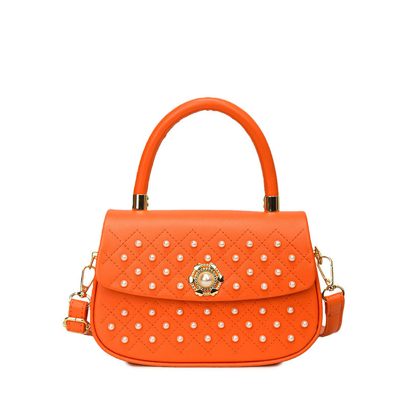 Western Style Textured Spring Good-looking Pearl Women's Shoulder Bag