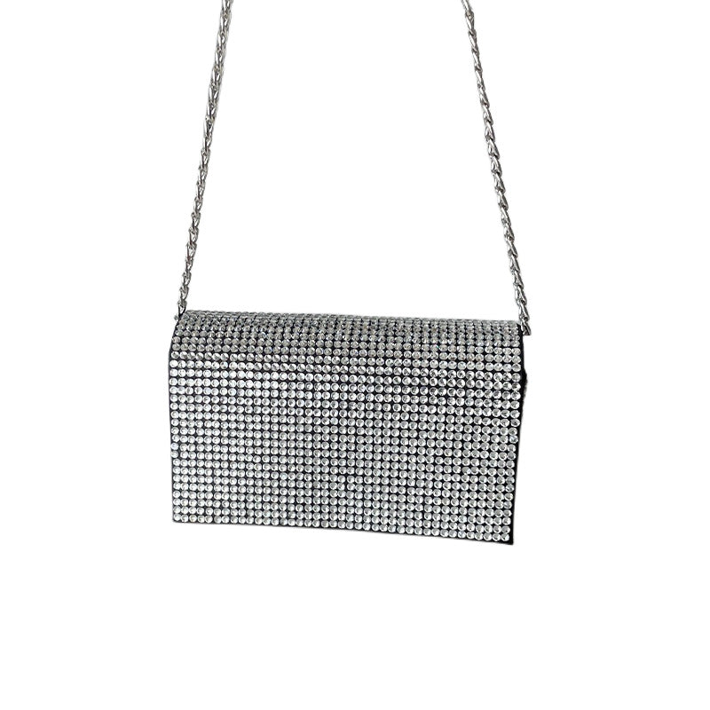 Women's Nightclub Rhinestone Clutch Niche Diamond Underarm Handbags