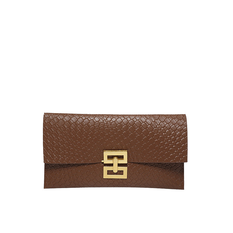 Women's Simple Diamond Plaid Trendy Korean Style Envelope Women's Shoulder Bag