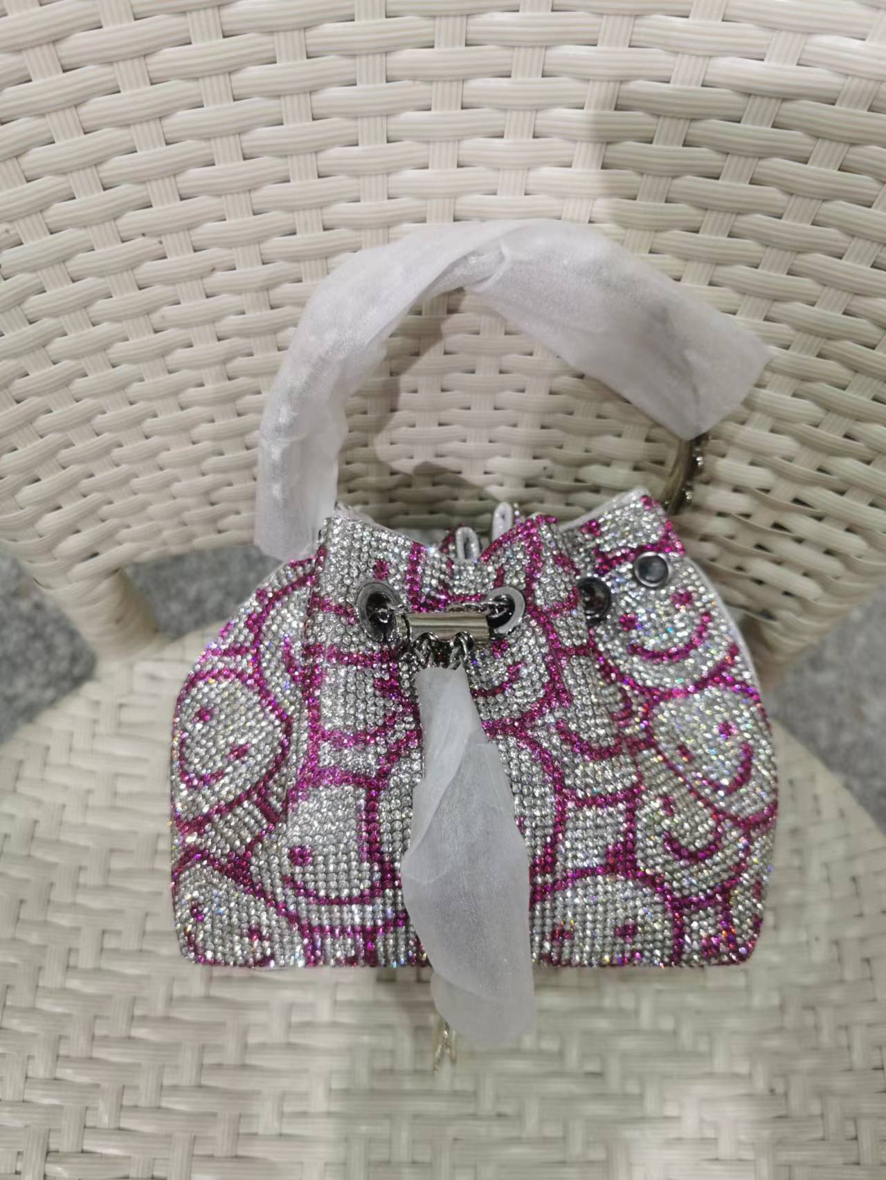 Women's Heron Live Streaming On Tassel Rhinestone Shoulder Bags