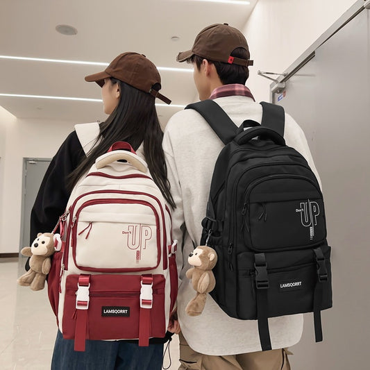 Fashion Female Junior High Large Capacity Color Middle School Students' Schoolbags