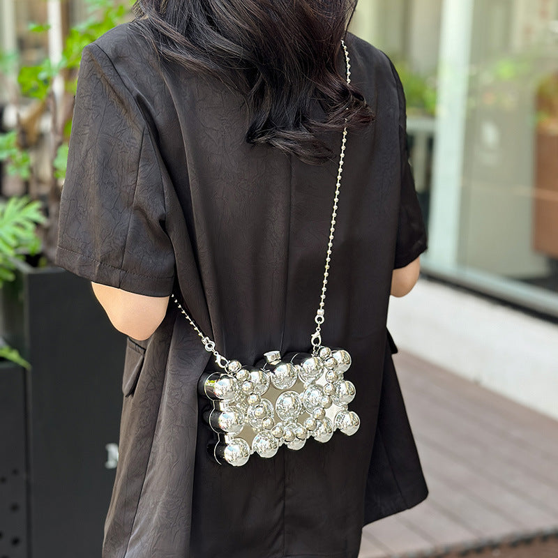 Female Fashion Shiny Surface Personality Trend Shoulder Bags