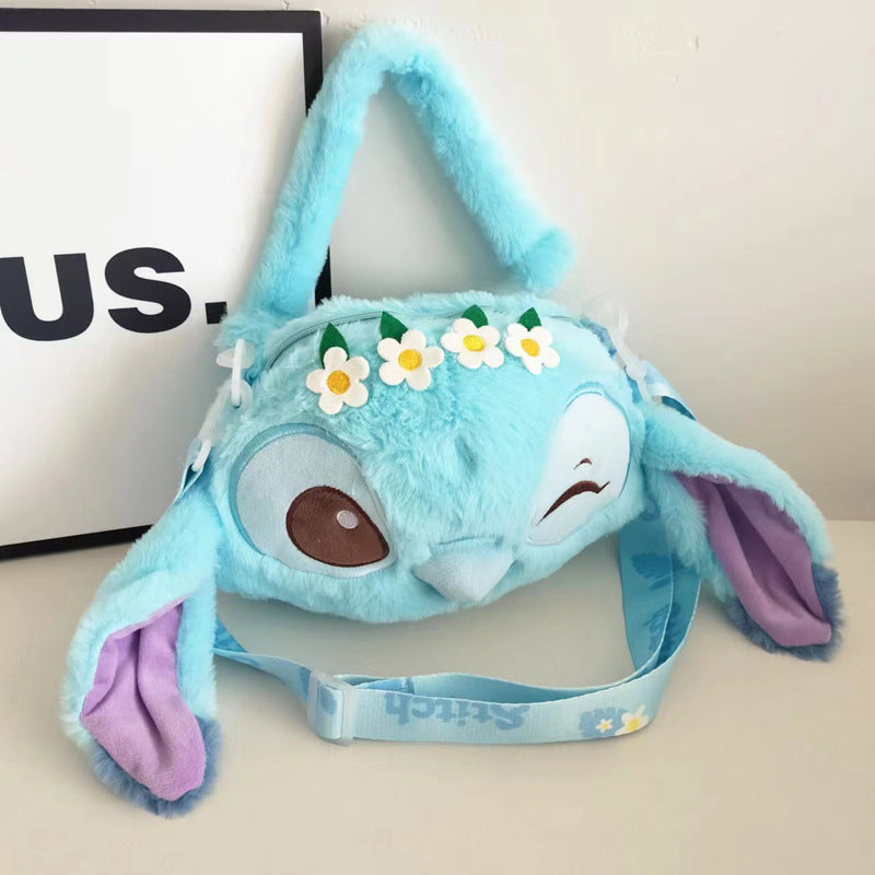 Women's Toy Toothless Korean Style Plush Portable Big Women's Messenger Bag