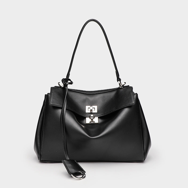 Women's Genuine Leather High-grade Underarm Commuter Kelly Crossbody Bags