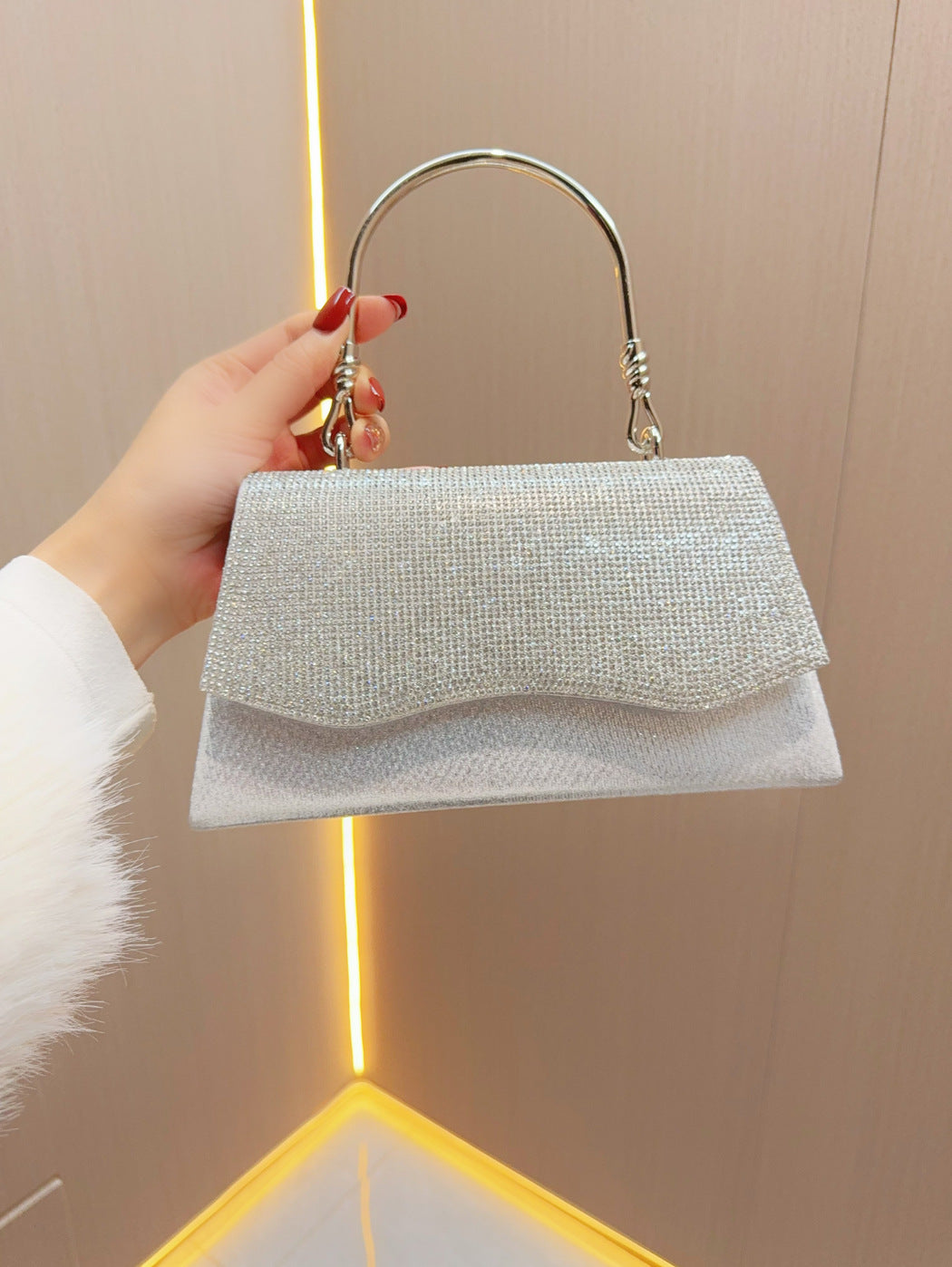 Glamorous Bar Team Banquet Diamond One Evening Bags