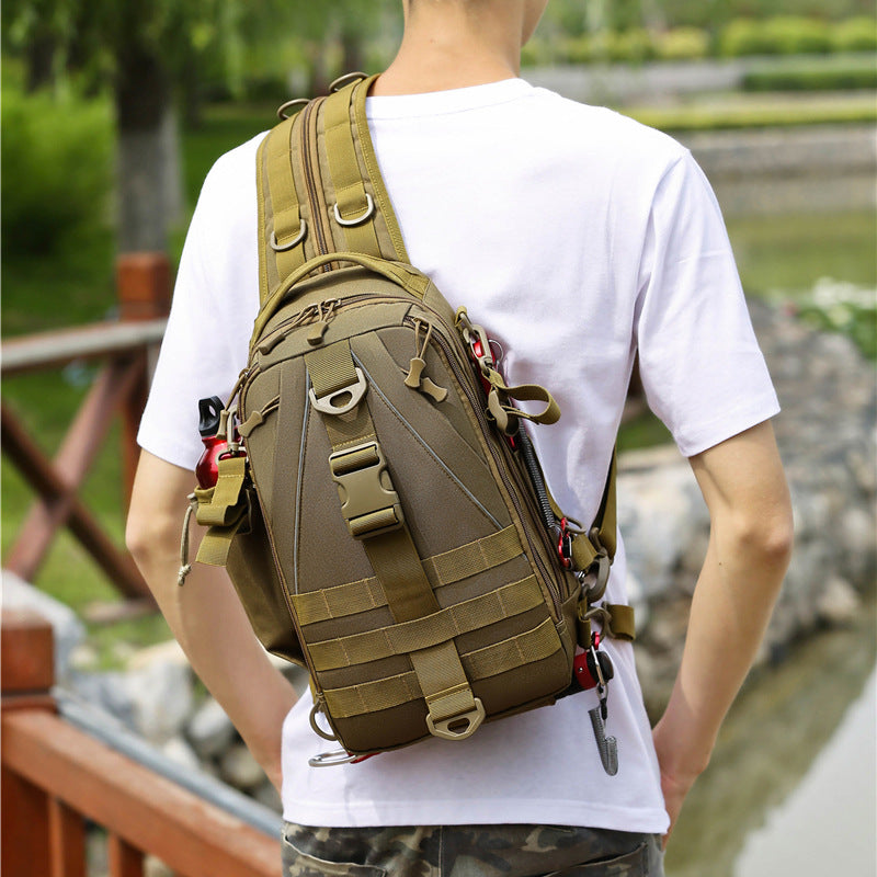 Comfortable Dual Use Fishing Lure Camouflage Sports Backpacks