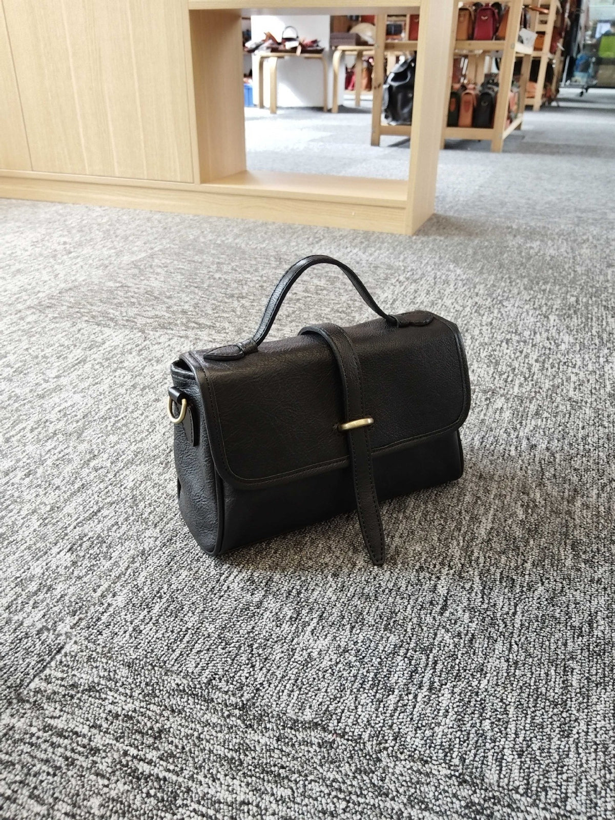 Women's Fur Genuine Leather Vintage Cowhide Mild Bags