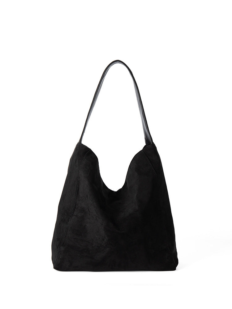 Fashionable Suede Soft Texture Large Capacity Armpit Bags