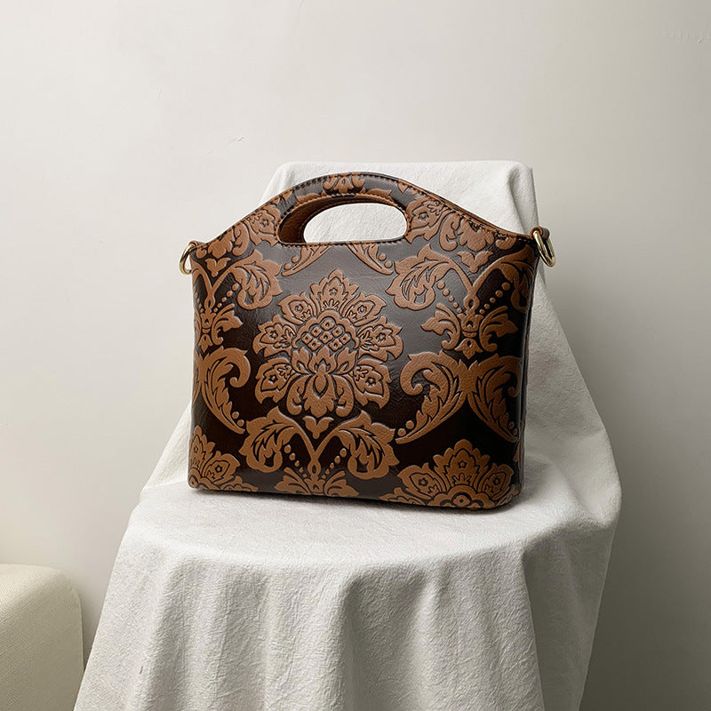 Women's Ethnic Style Trendy Mother National Flower Bags