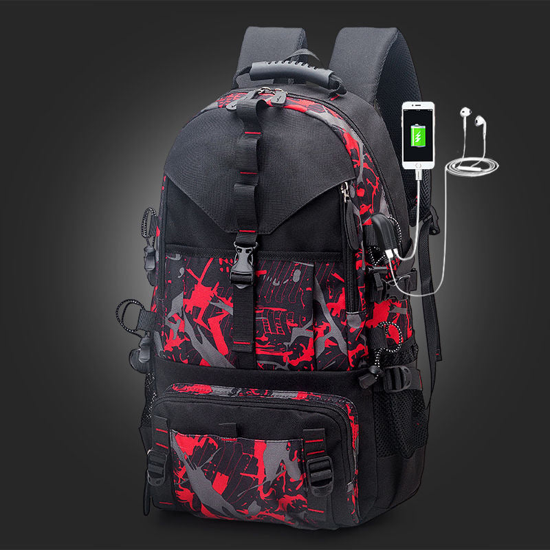Men's Fashion Waterproof Oxford Cloth Hiking Backpacks