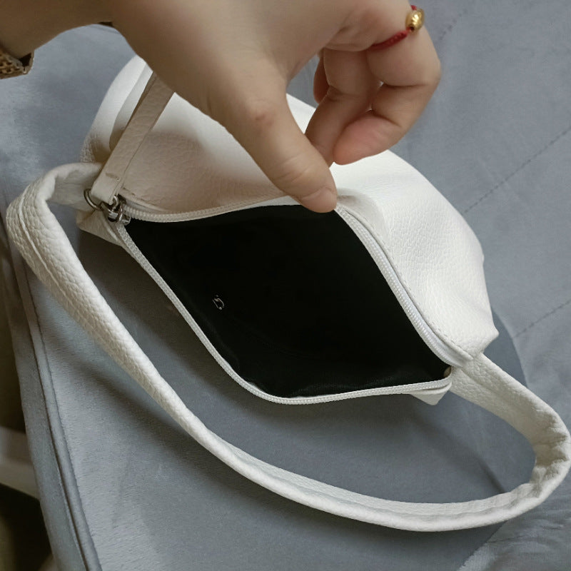 Solid Color Portable High-grade Versatile Simple Bags